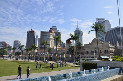 Dataran merdeka and Bangunan Sultan Abdul Samad Building